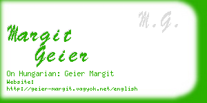 margit geier business card